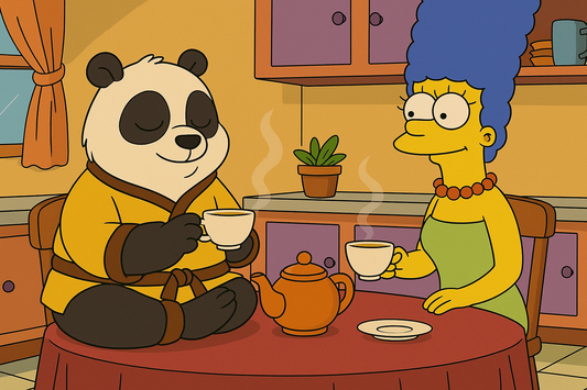 Beanji's Tea Time with Marge: A Tale of Two Unlikely Friends