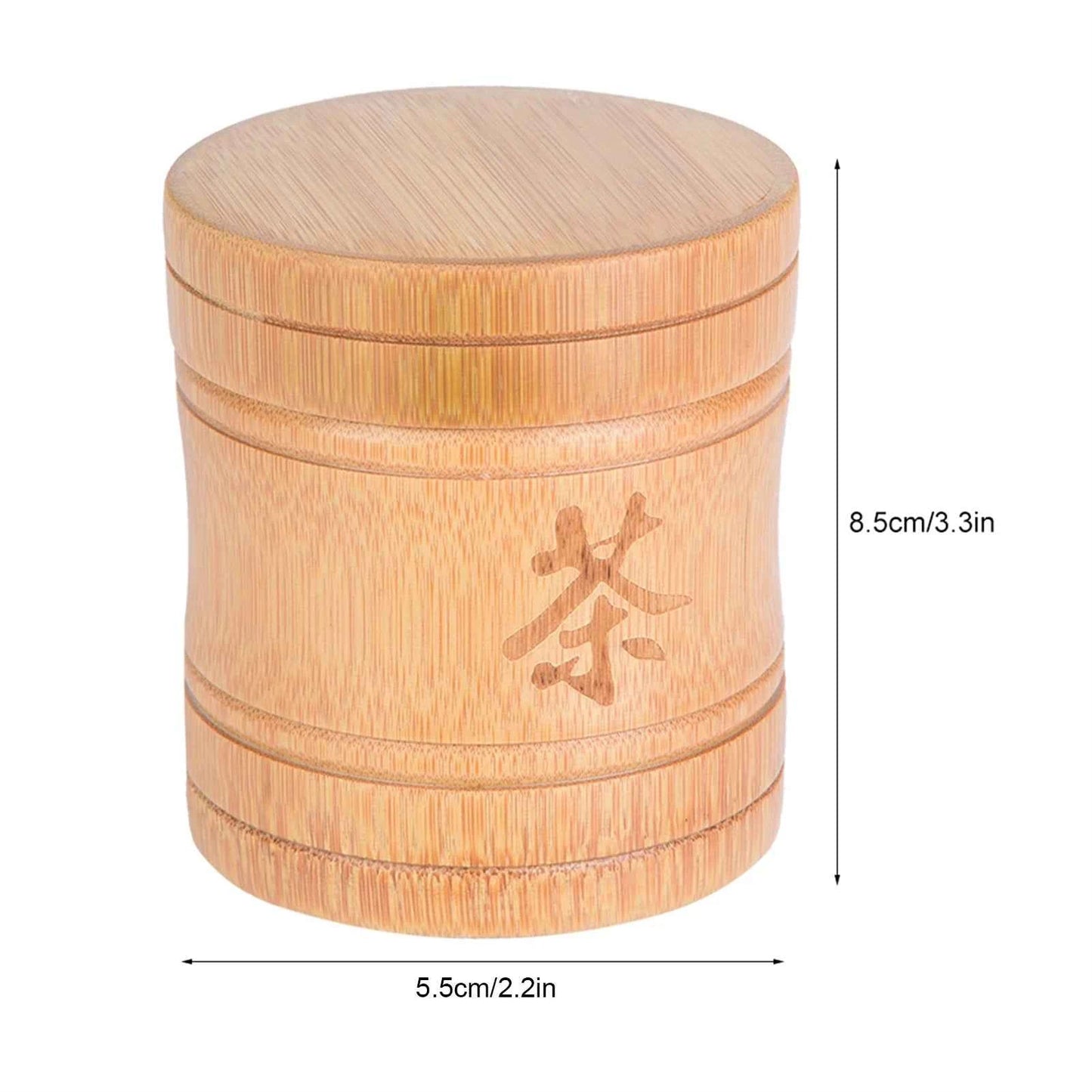 Tea & coffee of the world bamboo container with lid for Sustainable Tea Storage Solutions