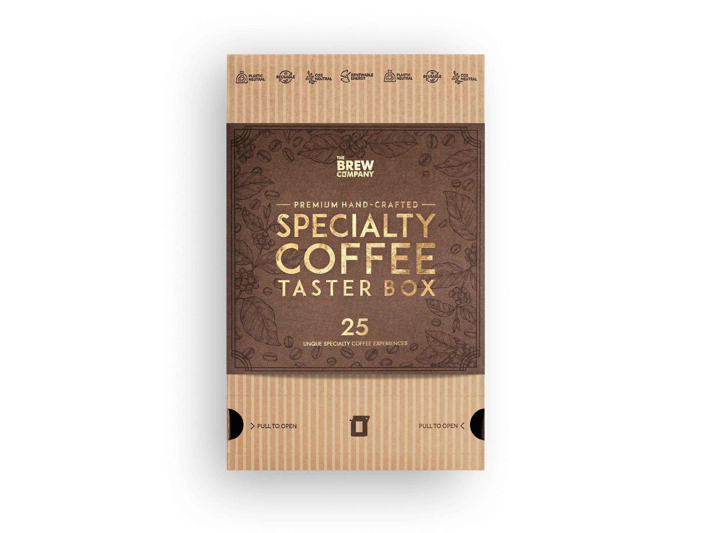The Brew Company premium coffee gift set specialty coffee taster box with 25 handcrafted blends