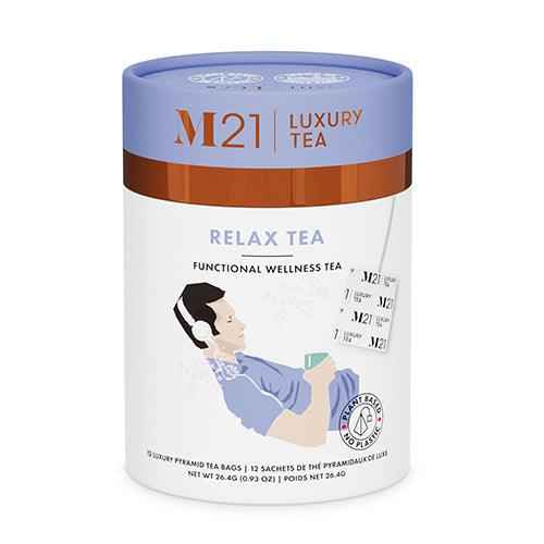 DC-Tega Tea M21 Relax Tea luxury herbal tea relaxing tea for stress relief in pyramid tea bags