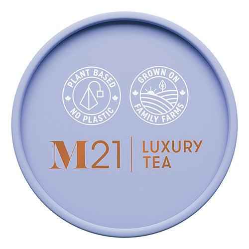 DC-Tega Tea M21 luxury herbal tea with relaxing tea for stress relief plant based packaging