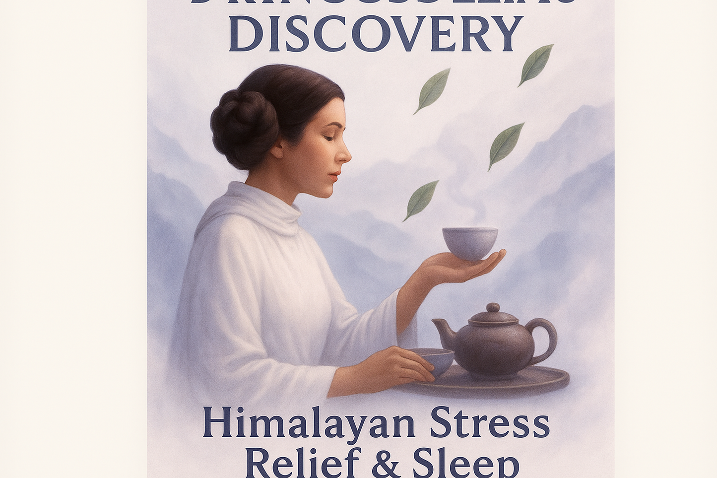 Pinterest pin for Princess Leia's Himalayan Stress Relief Discovery