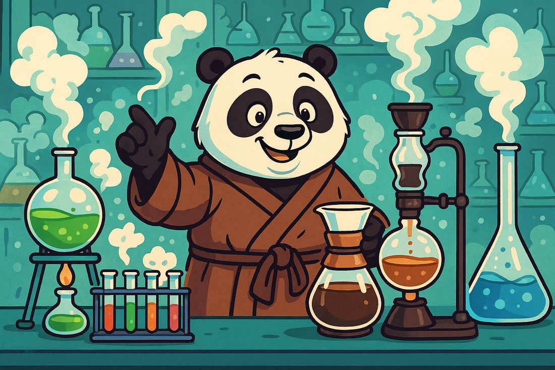 🐼 Beanji Meets Professor Frink: Scientific Coffee Experiments (When Mad Science Meets Caffeine)