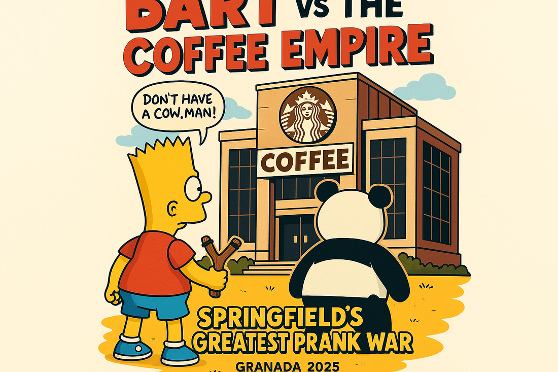 Bart vs The Coffee Empire: Springfield's Greatest Prank War