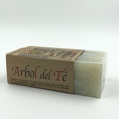 Organic tea tree cleansing bar natural soap by Tea & Coffee of the World in eco-friendly packaging