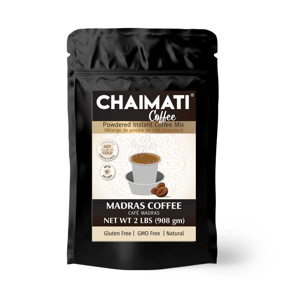 Chaimati premium coffee powdered instant coffee mix Madras coffee 2 lbs gluten free natural