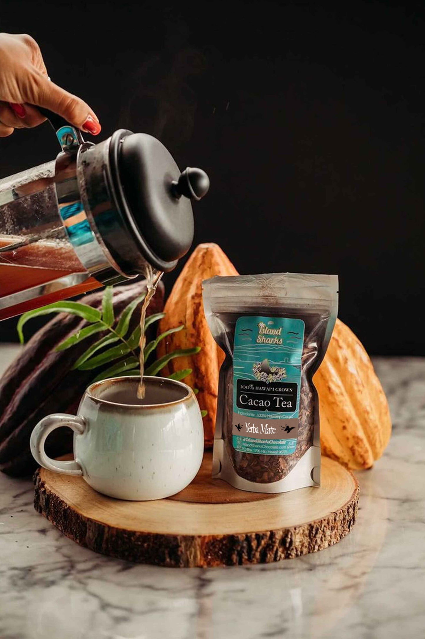 ISLAND SHARKS CHOCOLATE Handcrafted Yerba Mate Blend - Tea & coffee of the world
