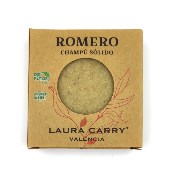 Natural rosemary shampoo for strength solid soap bar by Tea & Coffee of the World in eco-friendly packaging