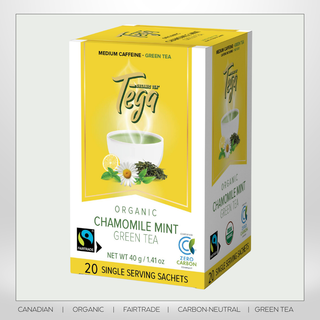 DC-Tega Citrus Infused Herbal Green Tea Sachets - Tea & coffee of the world